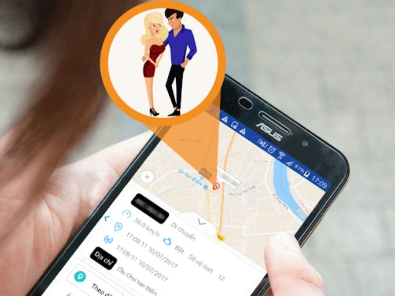 Chip định vị theo dõi ngoại tình